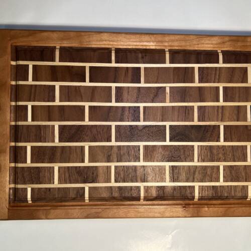 Hardwood Cutting Board- Walnut, Cherry, and Maple